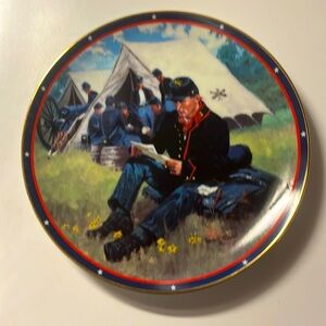 The American Civil War Plate A Letter From Home